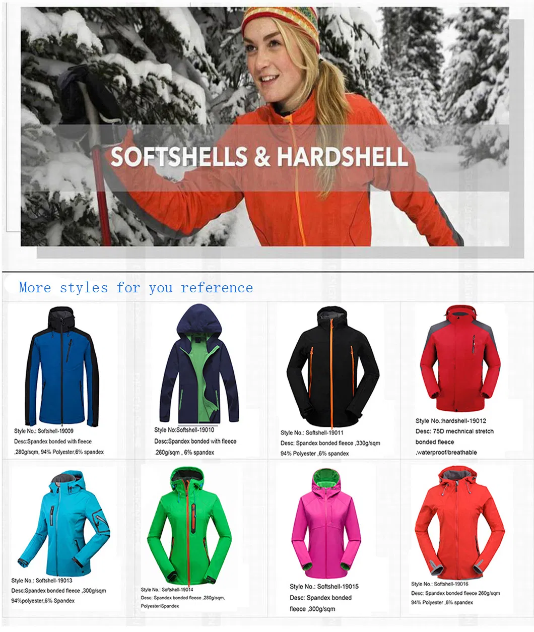 Men Hooded Softshell Waterproof Sportswear