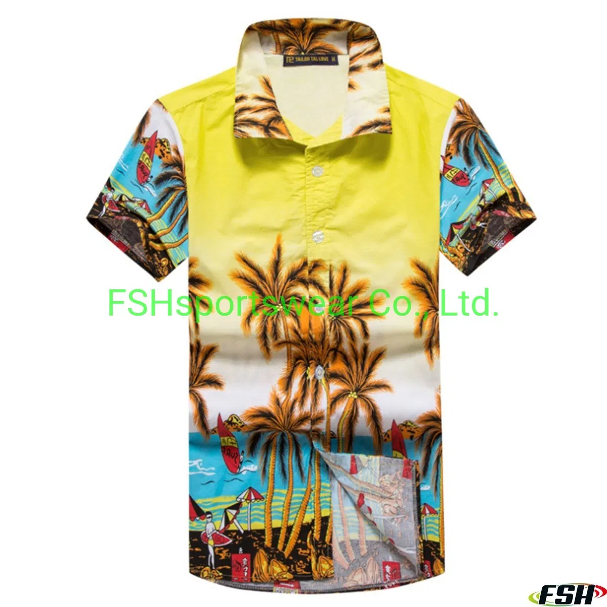 Men Polyester Hawaiian Shirts