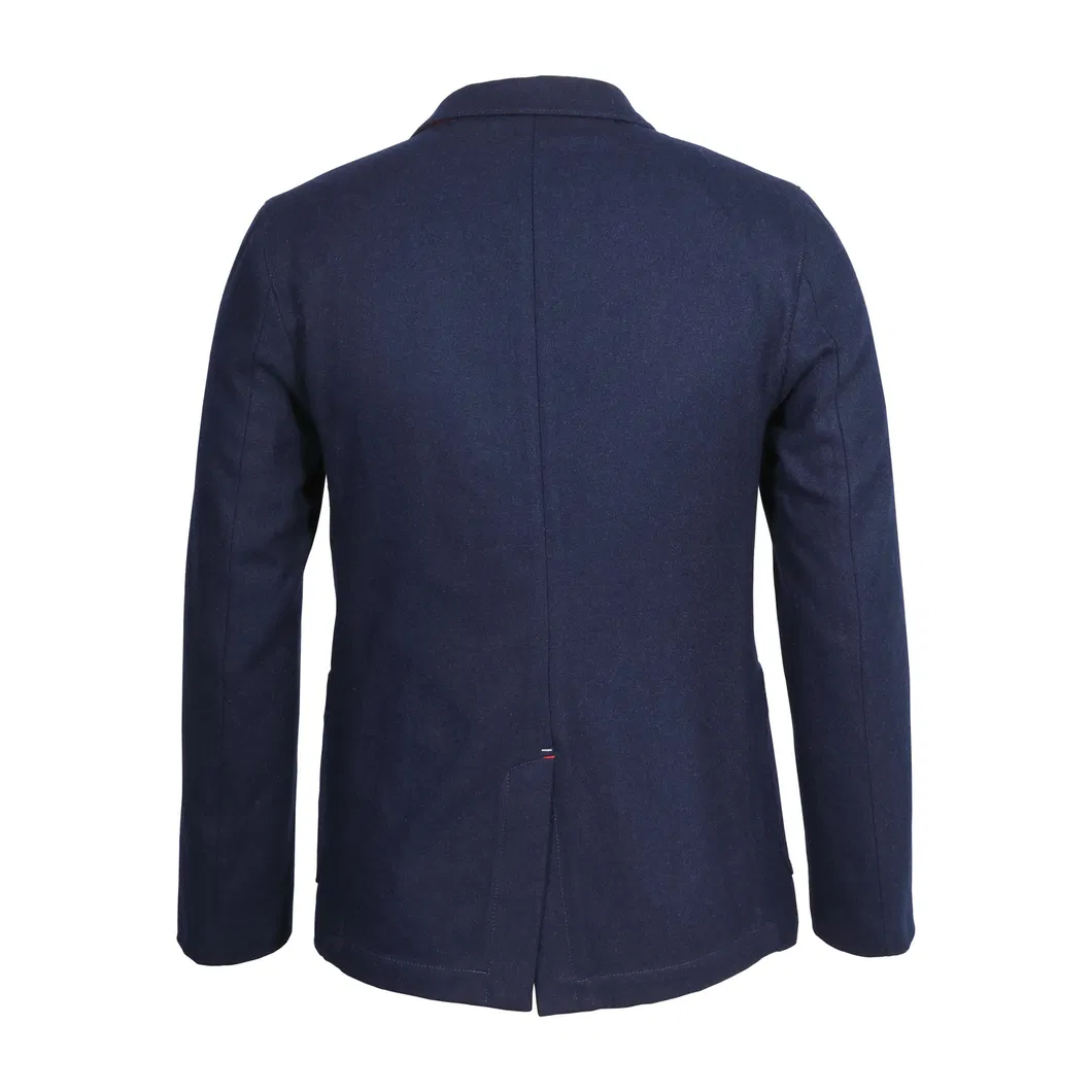 Men′s 40% Wool 60% Polyester Woven Blazer