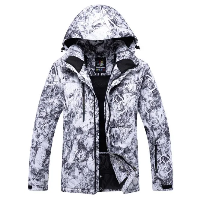 Men′s Waterproof Warm Outdoor Ski Jacket