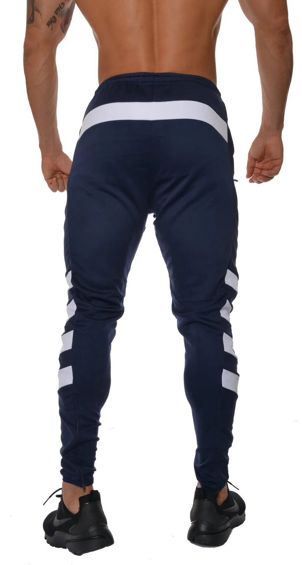Mens Sportswear Tracksuit Bottoms Skinny Joggers Casual Pants with Custom Patterns