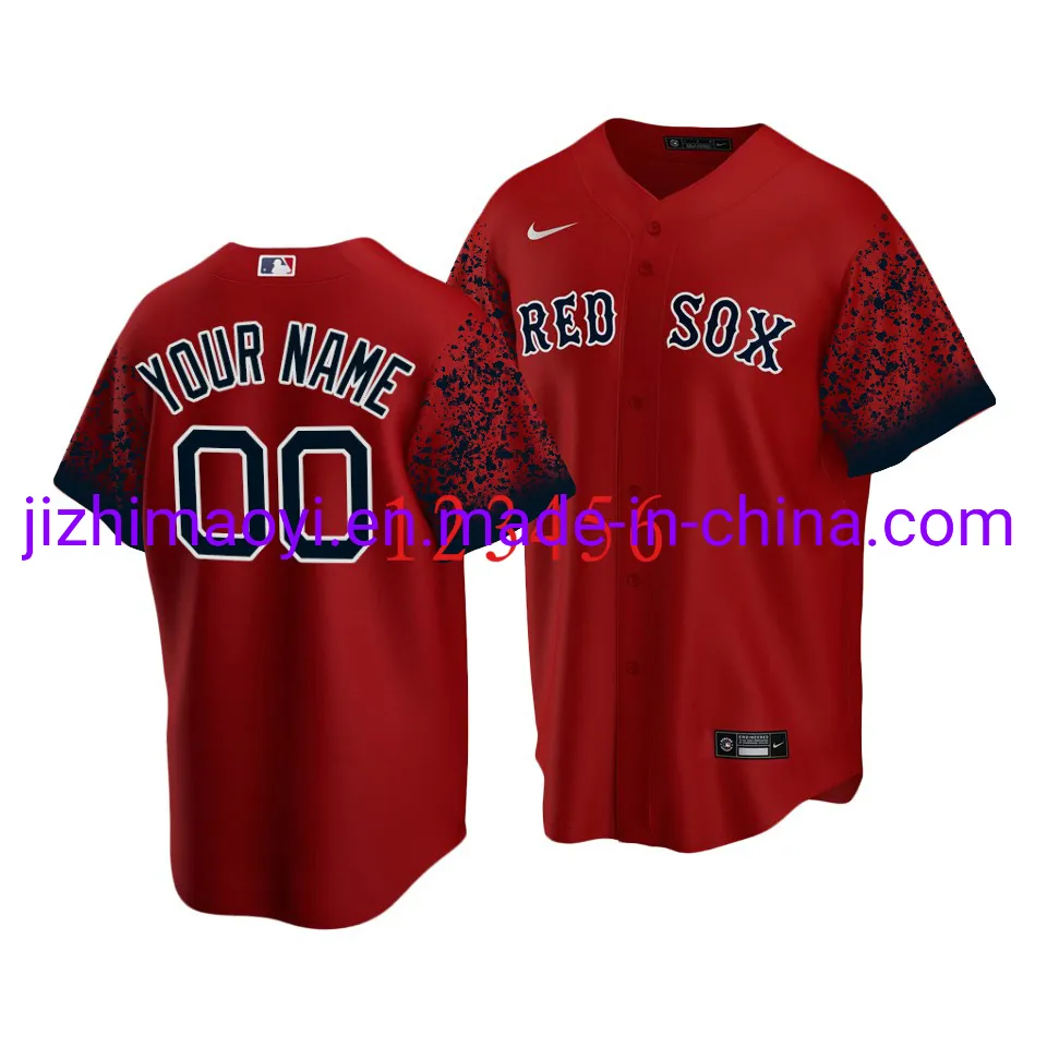 New Arrival Wholesale Amazon Best Seller 2021 City Connect M-Lb Jersey Boston Red Soxs Hot Sale Fan Cool Base Shirt for Men