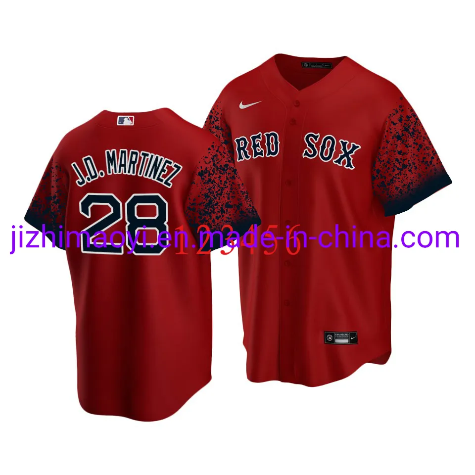 New Arrival Wholesale Amazon Best Seller 2021 City Connect M-Lb Jersey Boston Red Soxs Hot Sale Fan Cool Base Shirt for Men