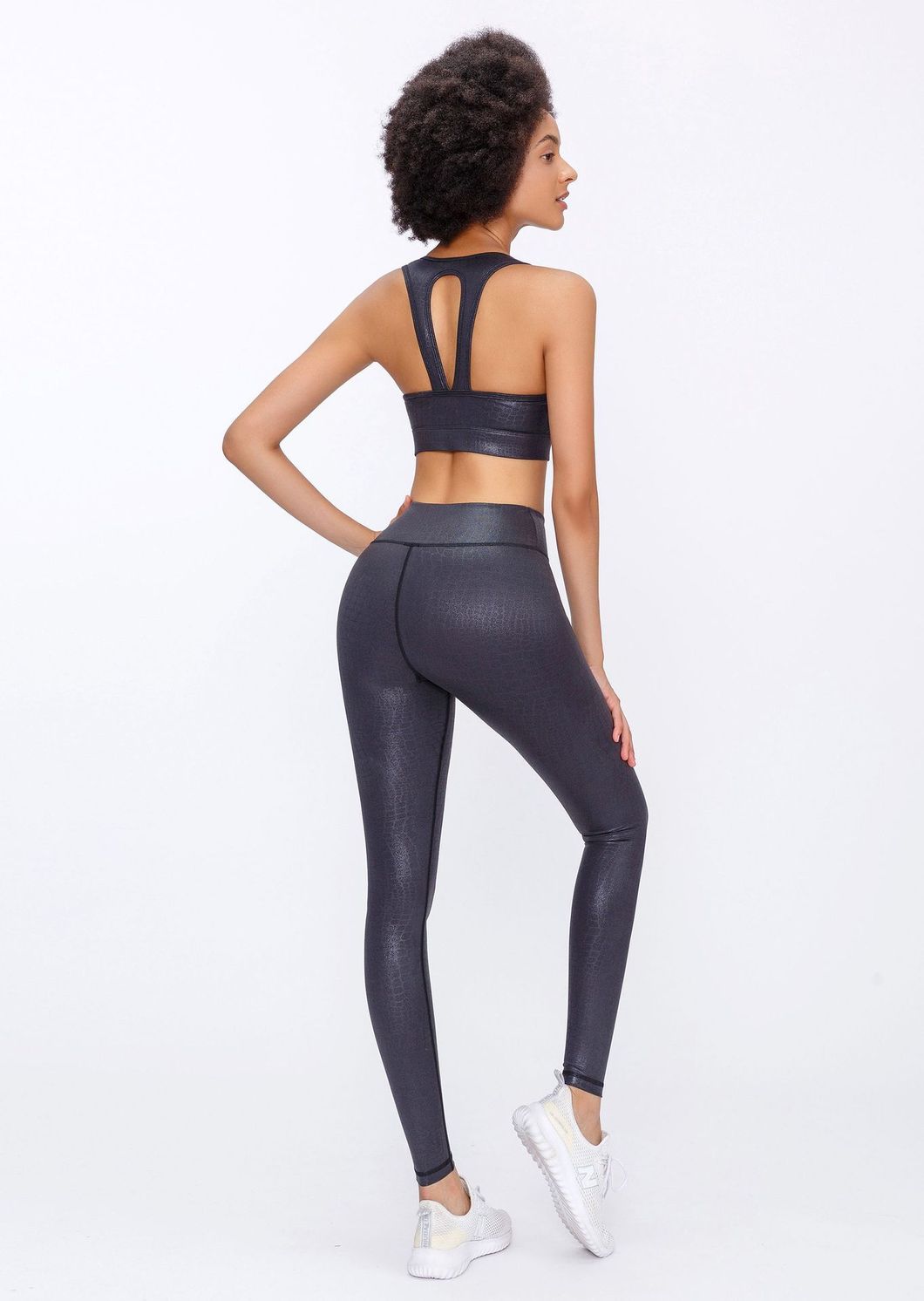 New Fashion Fitness High Waisted Workout Gym Compression Tights Sports Leopard Print Yoga Long Pants Body Shaper Leggings