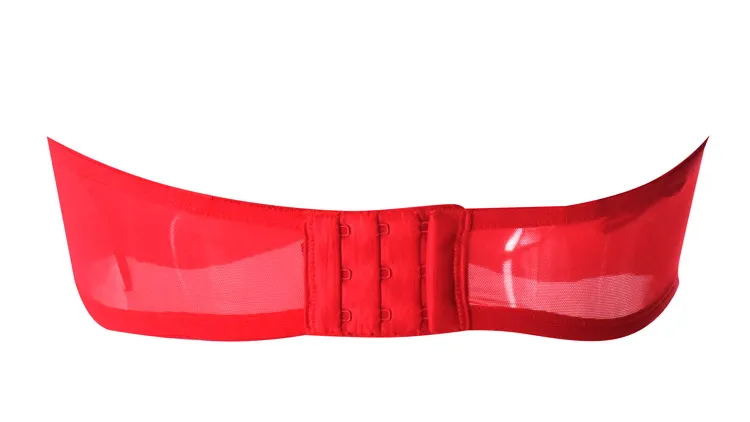 New Fashion Plus Size Strapless Half Cup Bra