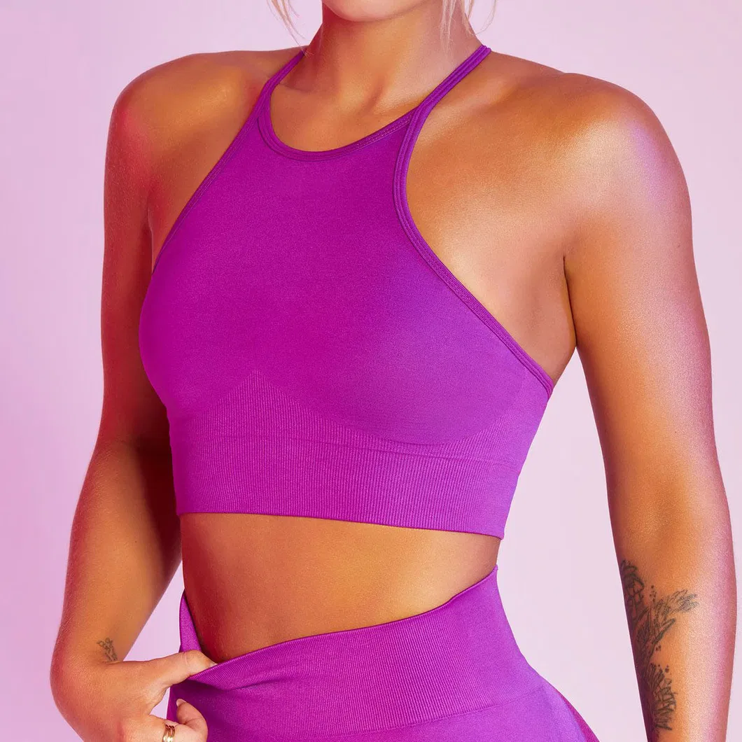 New Style Tik-Tok Ladies High Waisted Tight Sport Workout Butt Lift Yoga Athletic Active Wear Gym Clothing Suit Bright Color Fitness Leggings Sportswear