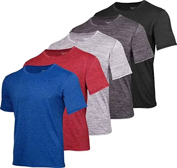 OEM Men Dry-Fit Moisture Wicking Active Athletic Performance Crew T Shirts