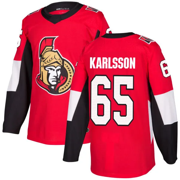 Ottawa Senators Erik Karlsson Jean-Gabriel Pageau Fredrik Claesson Hockey Jerseys
