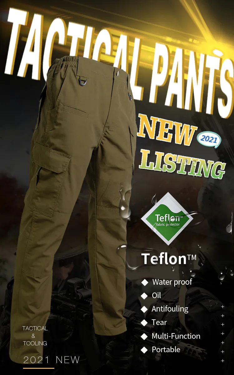 Outdoor Training Universal Brown Camouflage Tactical Pants