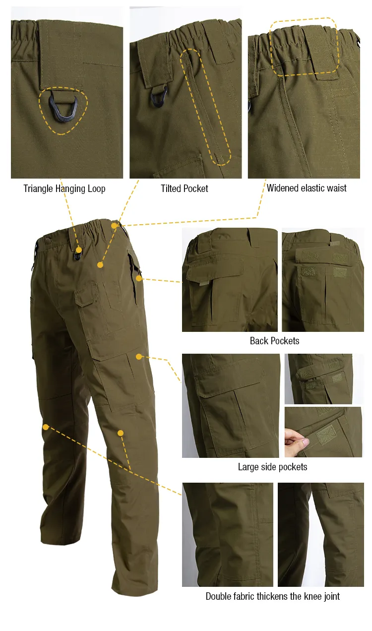 Outdoor Training Universal Brown Camouflage Tactical Pants