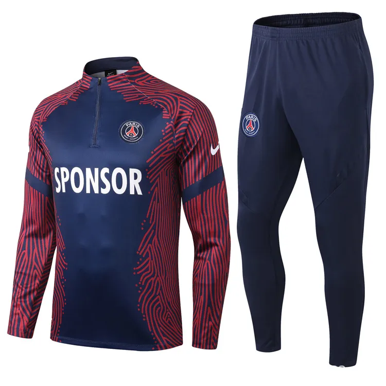 Paris Liverpool Jersey Training Jacket Long Sleeve Football Jersey