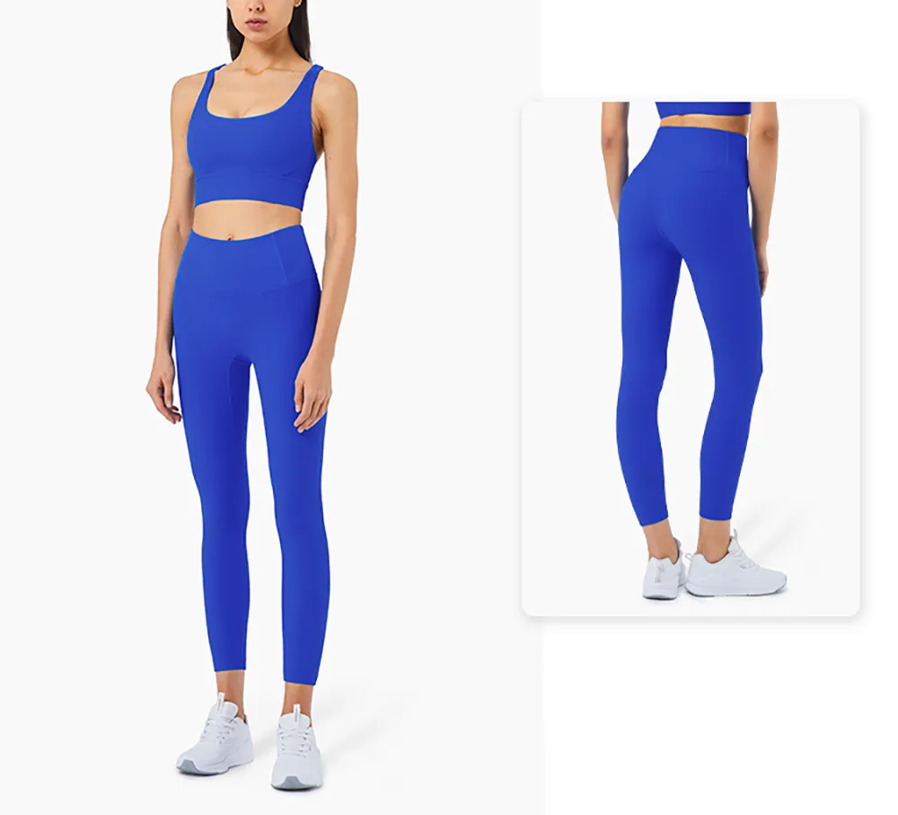 Ribbed Nude Beauty Back Cross Sports Bra Running Fitness Vest Yoga Underwear