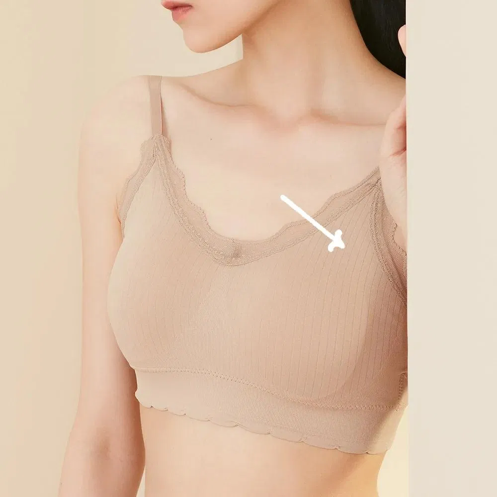Seaweed Soft Cup Women Sexy and Comfortable Seamless and Wireless Solid Color Bra