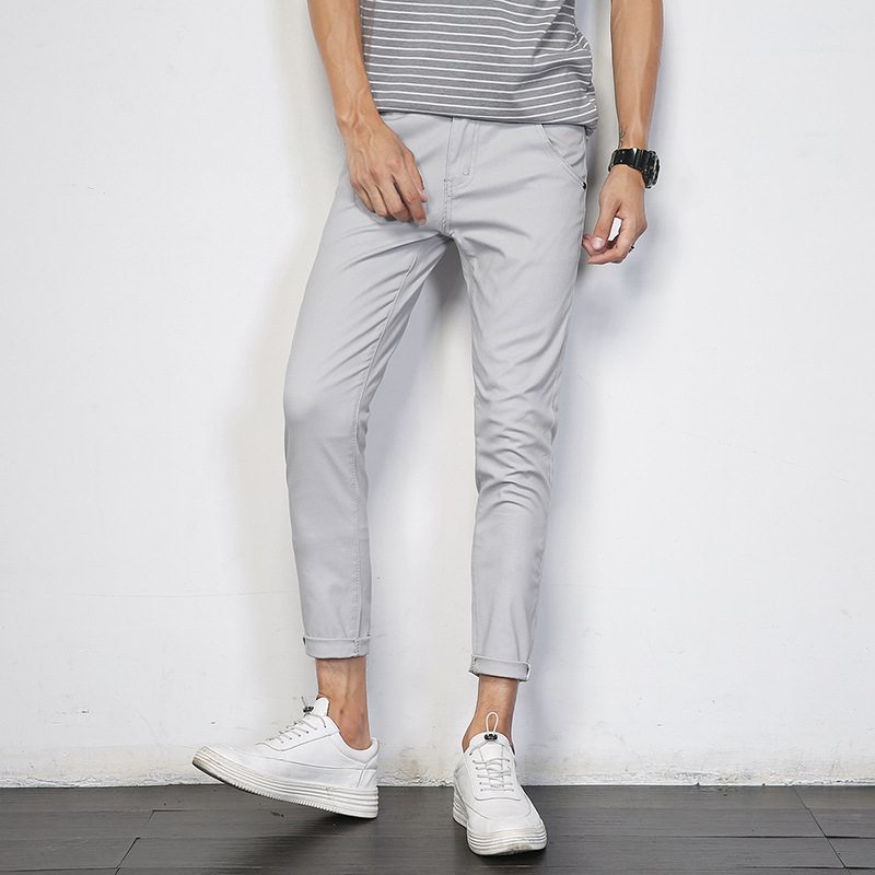 Slim Fit Cotton Twill Men's Stretch Chinos Hot Selling