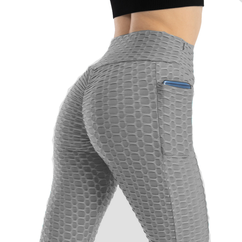 Stacked Leggings for Women Sport High Waisted Leggings with Pocket 6018