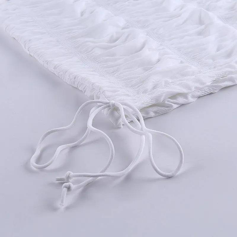 The New Sexy Suspender Dress Pleated Bodycon Skirt