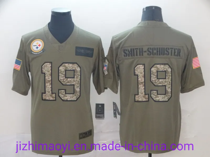 Wholesale Cheap Custom Pittsburgh Tj Watt Minkah Fitzpatrick Elite Game Legend Limited Salute to Service Football Jersey