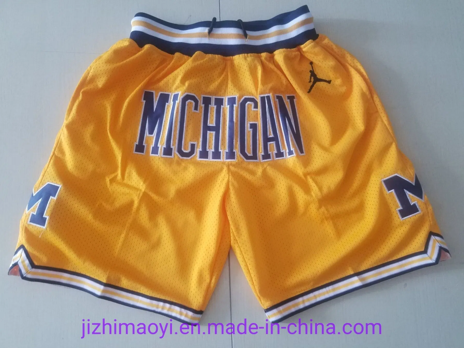 Wholesale Cheap Justdon Los Angeles Lakers Golden State Warriors Michigan University Orlando Magic Spurs 76ers Supersonics Jazz Sports Wear Basketball Shorts