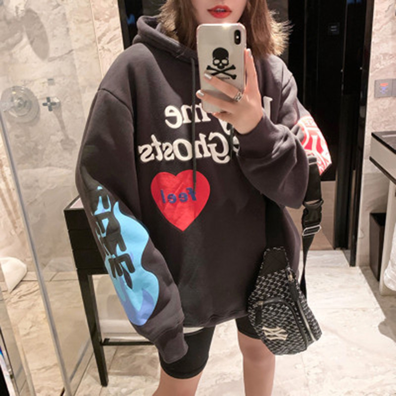 Wholesale Hip Hop Stranger Things Mens Puff Print Hoodies 70% Cotton 30% Polyester High Quality Hoodie