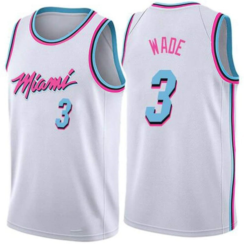 Wholesale Jersey Heat 14 Hiro #25 Nunn #22 Butler #3 Wade Basketball Jersey