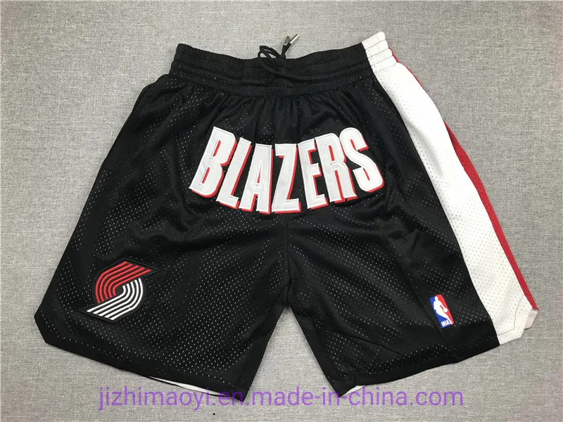 Wholesale Just Don Wizards Blazers Thunder Bucks Grizzlies Heat Clippers Pacers Pistons Nuggets Mavericks Cavaliers Supersonics Dodgers Yankee Basketball Shorts