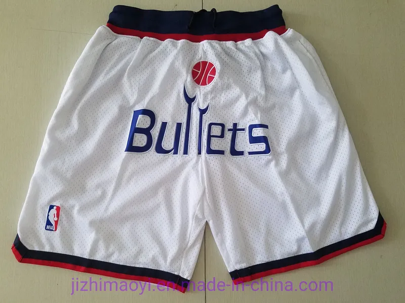 Wholesale Just Don Wizards Blazers Thunder Bucks Grizzlies Heat Clippers Pacers Pistons Nuggets Mavericks Cavaliers Supersonics Dodgers Yankee Basketball Shorts