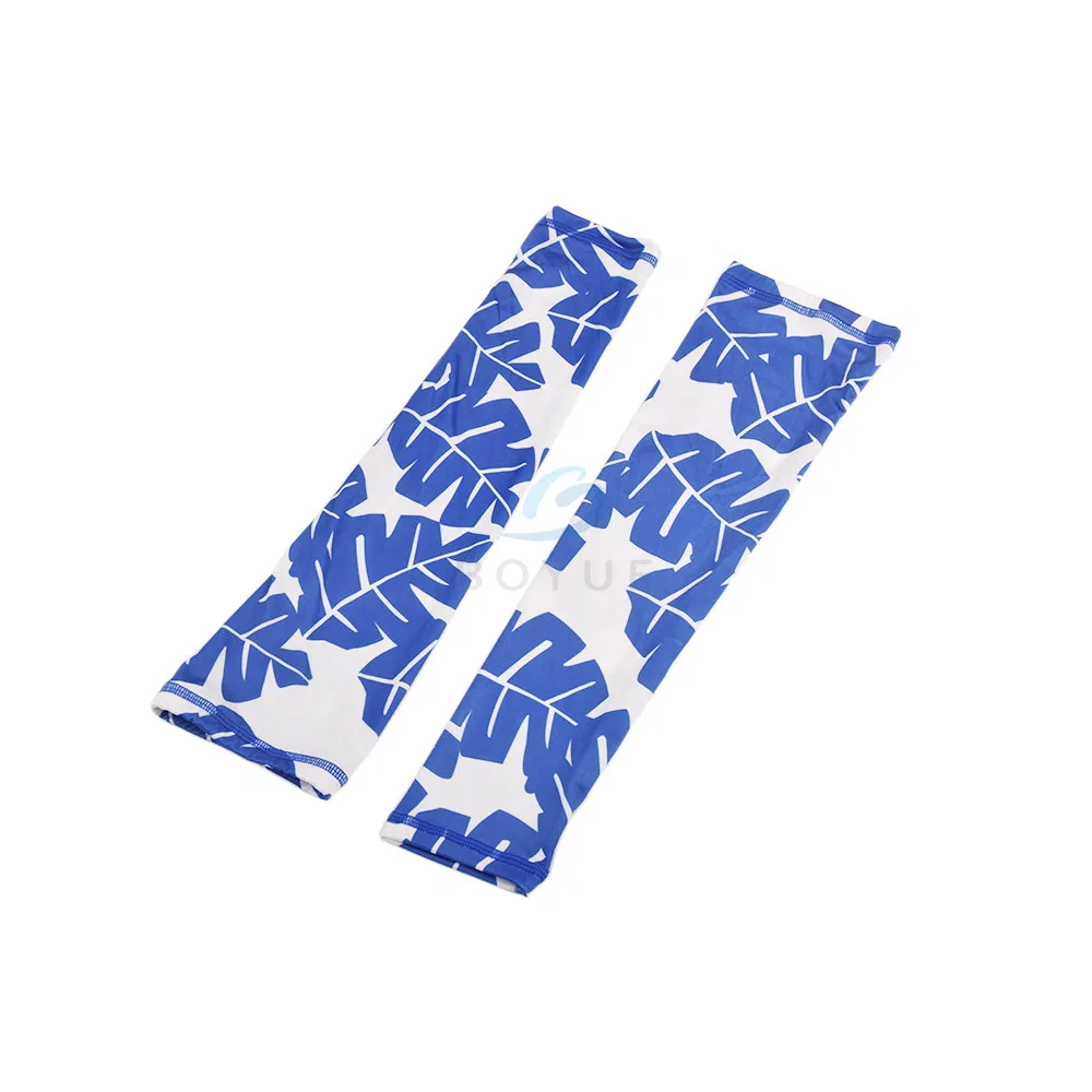 Wholesale Manufacturer OEM Hiking Bicycle Silk Print Custom Logo Printed Arm Sleeves and Neck Gaiter Set