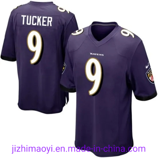 Wholesale Men Women Youth Ravens Jerseys 9 Justin Tucker Custom Baltimore Football Jerseys