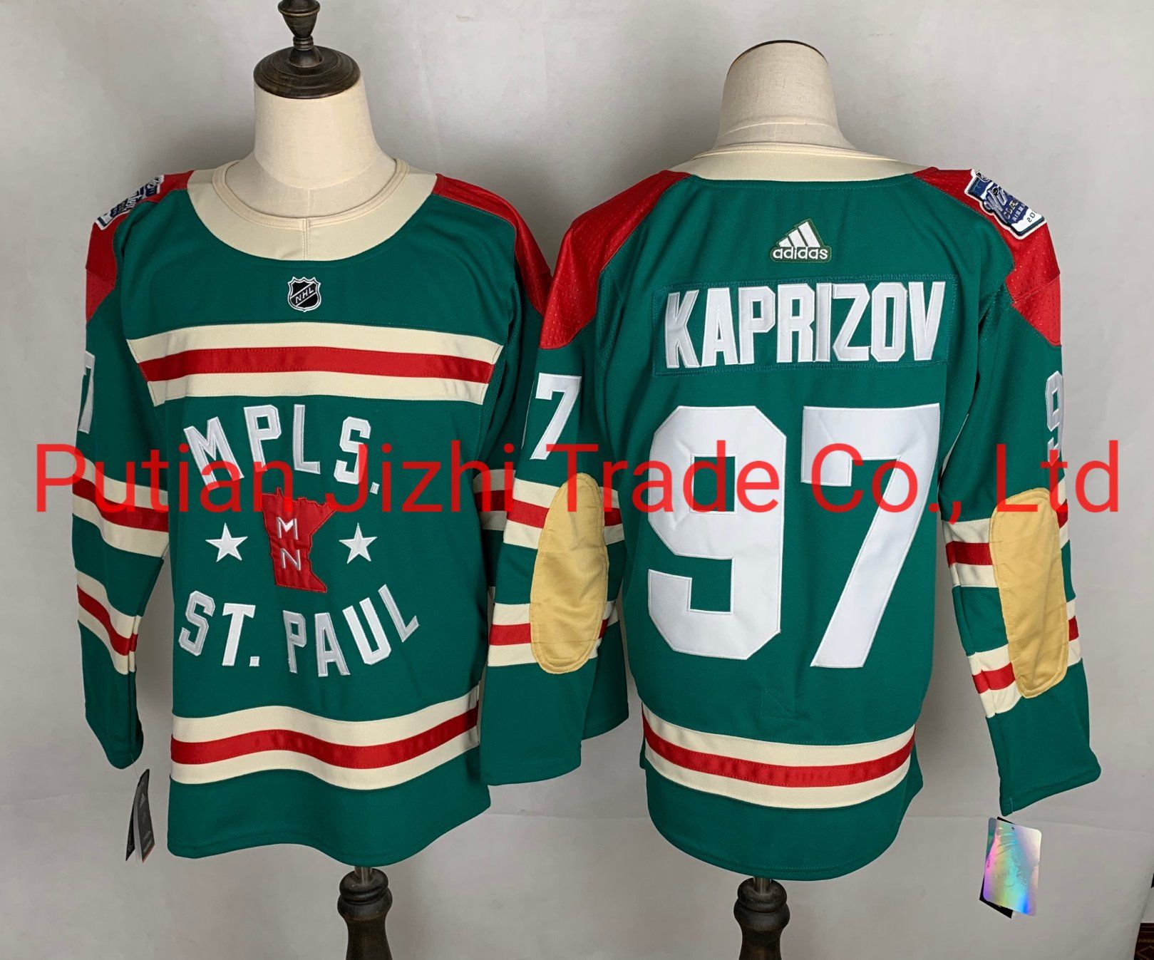 Wholesale N-H-L Hockey Pullover T Shirt Sweatshirt St. Louis Blues Minnesota Wild 2021 Winter Jersey