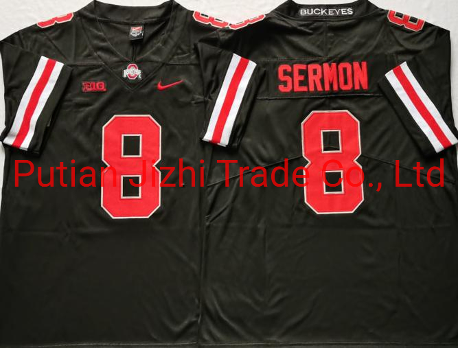 Wholesale Ncaa Colleage Football Game Jersey 2021 Men's Ohio State Buckeyes Black #2 Olave Shirt