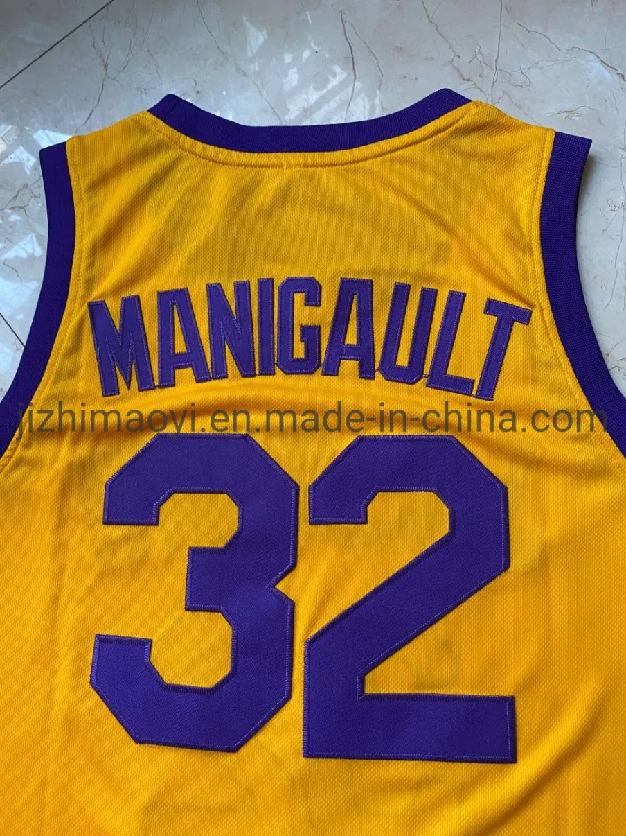 Wholesale Ncaa College Film/High School Edition Streetball No. 32 Yellow Jerseys