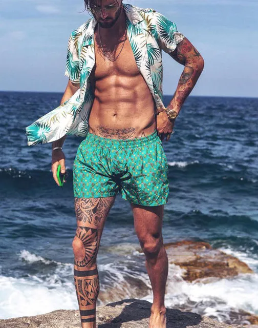 Wholesale Newest Private Label Casual Men′s Clothes Button Hawaiian Shirt