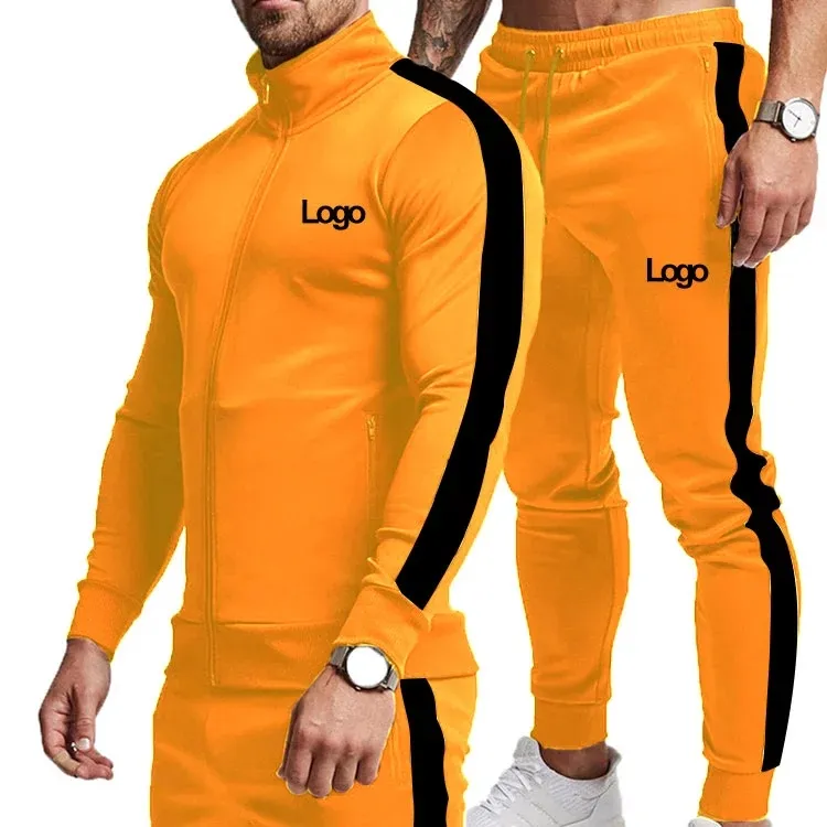Wholesale Polyester and Cotton Blank Mens Sportswear Custom Fashion Jogging Suits for Man (GST-Jogging-CV03 (3))