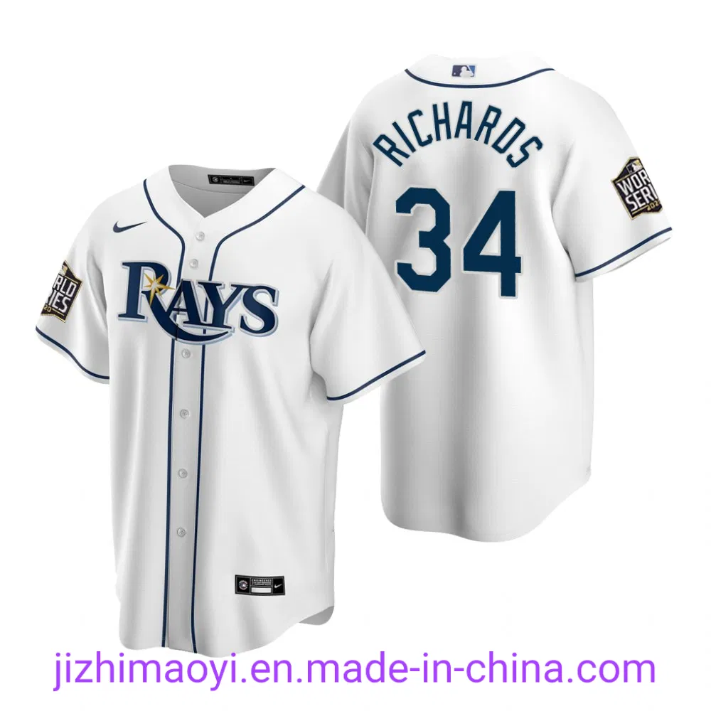 Wholesale Tampa Bay Rays Nik-E 2020 World Series Bound Custom Blake Snell Kevin Kiermaier Charlie Morton Austin Meadows Baseball Jersey