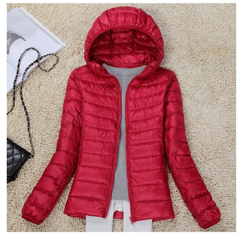 Winter Women Ultralight Thin Down Jacket