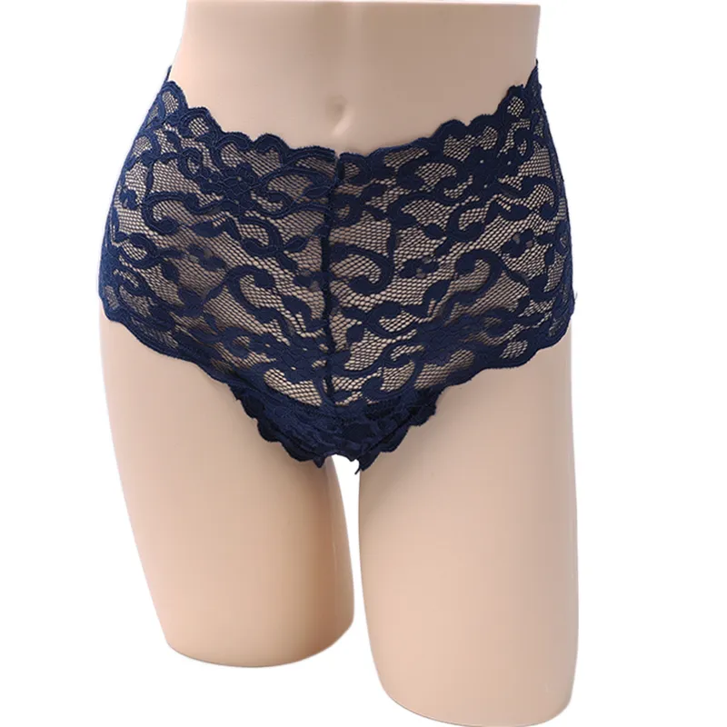 Women′s Panties Sexy Lace Panties Lingerie High Waist Plus Size Women Sexy Transparent Underpants Briefs Panty Underwear