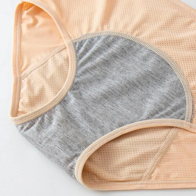 Womens Mesh Holes Leak Proof Period Panties